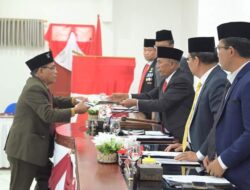 DPRD Humbahas Terima dan Setujui Laporan Pertanggungjawaban APBD T.A. 2022 dan 4 Ranperda Kab Humbahas Tahun 2023