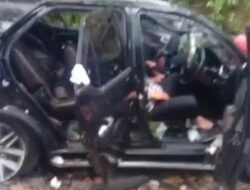 Mini Bus Fortuner Terjun Ke Jurang Di Jangga Dolok, Satu Penumpang Tewas dan 2 Luka-luka