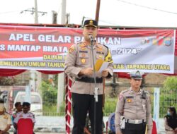 Polres Taput Laksanakan Operasi Mantap Brata Toba 2023 – 2024 Persiapan Pemilu 2024