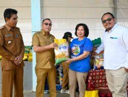 Bupati Humbahas Buka Gerakan Pangan Murah