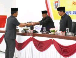 Bupati Humbahas Sampaikan Nota Pengantar LKPj 2023