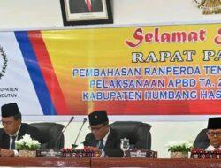Ranperda Pertanggungjawaban APBD 2023 dan RPJPD 2025-2045 Disetujui