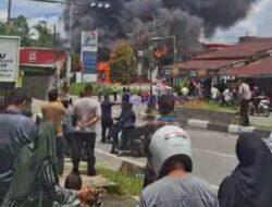 Salah Satu SPBU di Aceh Singkil Ludes Dilalap si Jago Merah