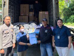 Polres Samosir Amankan Dua Proses Pemindahan Logistik Pilkada 2024 Dari Distributor