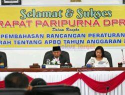 Bupati Humbahas Sampaikan Jawaban Atas Pemandangan Umum Fraksi-Fraksi DPRD Tentang R-APBD 2025