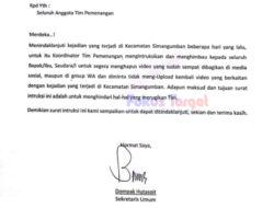 Anehh…! Instruksi Penghapusan Video Insiden Simangumban Dari Tim Pasangan Satika-Sarlandy 01 Ada Apa…?