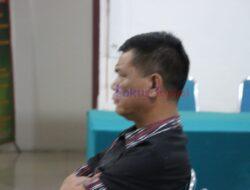 Sidang Pidana Pemilu, Wajah Terdakwa Camat Sipahutar Nampak Berkerut