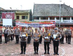 Kapolres Samosir Pimpin Pemberangkatan Personel dan BKO Polda Sumut Pengamanan TPS Pilkada 2024