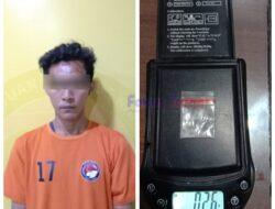 Polsek Bandar Pulau Tangkap Pengendara Sepeda Motor Diduga Pemilik Narkotika Jenis Sabu