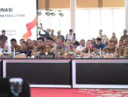 Bupati Humbahas Ikuti Rakor Bidang Pangan Provinsi Sumut di Medan