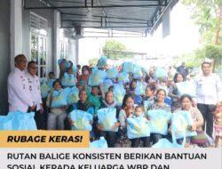 Rutan Kelas IIB Balige Gelar Giat Bakti Sosial dengan Memberikan Bantuan Kepada Keluarga WBP dan Warga Sekitar Yang Kurang Mampu