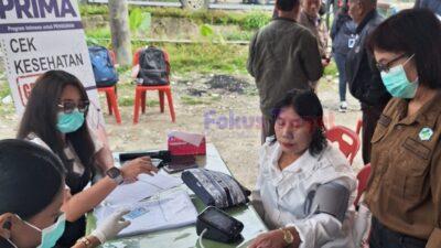 Kegiatan Prima BRI Unit Pasar Doloksanggul BO Tarutung, Cek Pelayanan Kesehatan Gratis Bagi Para Nasabah Briguna Khusus Pensiunan 