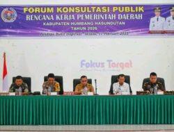 Pemkab Humbahas Laksanakan Konsultasi Publik RKPD Kab. Humbahas Tahun 2026