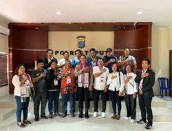 Panitia Percepatan Provinsi Tapanuli PPPT DPD Tapanuli Utara Audensi ke Polres Tapanuli Utara