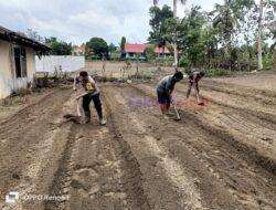 Polsek Kerumutan Buka Lahan Ketahanan Pangan, Dukung Program Ketahanan Pangan