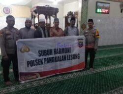 Gelar Subuh Harmoni, Berikan Himbauan Kamtibmas untuk Ciptakan Situasi Kondusif