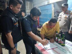 Polsek Kerumutan Gelar Operasi Cipta Kondisi, Amankan Sejumlah Minuman Keras Jelang Ramadhan