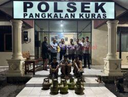 3 Pelaku Pencurian Tabung Gas LPG di Amankan Polisi