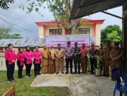 Polsek Pangkalan Kuras Ikuti Launching Program P2L, Tanam Bibit Pokcay dan Cabai