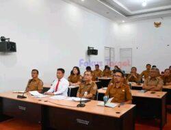 Bupati Humbahas Ikuti Rakor Pengendalian Inflasi Tahun 2025 dan Akselerasi Sertifikasi Produk Halal