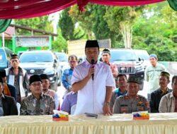 Umat Muslim Desa Sihite II Buka Puasa Bersama Bupati Humbahas di Masjid Barangan Sihite