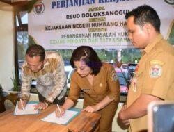 Perjanjian Kerjasama Antara RSUD Doloksanggul Dengan Kejaksaan Negeri