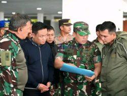 Bupati Humbahas Dr Oloan P Nababan Sambut Pangkogabwilhan I Letjen TNI Kunto Arief Wibowo di Wilayah Korem 023/KS