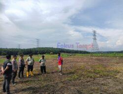 Kapolsek Pangkalan Kuras Tinjau Lahan Ketahanan Pangan di PT. Surya Bratasena Plantation