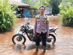Update Situasi Banjir di Wilayah Hukum Polsek Teluk Meranti