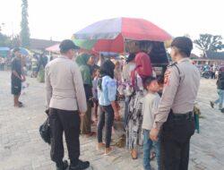 Polsek Bunut Laksanakan Patroli Keamanan di Pasar Ramadhan
