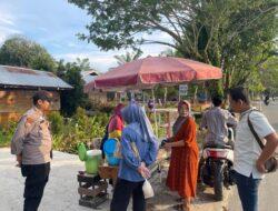 Keamanan Pasar Ramadhan di Teluk Meranti Terjaga, Polsek Berhasil Mencegah Kemacetan dan Pencurian