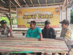 Polsek Teluk Meranti Gelar Kegiatan Jum’at Curhat, Dengar Langsung Keluhan Masyarakat