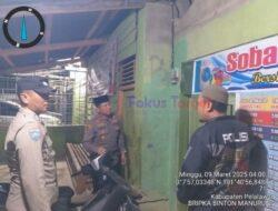 Polsek Langgam Laksanakan Grebek Sahur di Desa Segati