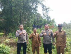 Polsek Teluk Meranti Lakukan Pengecekan Lahan untuk Program Ketahanan Pangan