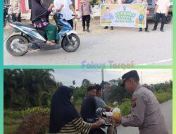 Polsek Bunut Gelar Kegiatan Berbagi Takjil Gratis untuk Masyarakat di Bulan Ramadhan 1446H