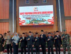 Ketua DPRD Lubuklinggau Rapat Dengarkan Pidato Walikota Terpilih Lubuk Linggau Periode 2025-2030
