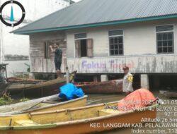 Debit Air di Kecamatan Langgam Mulai Surut, Sejumlah Jalan Masih Terendam