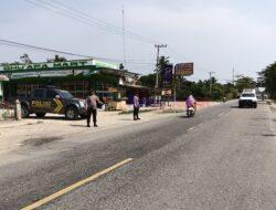 Cegah Kecelakaan, Polsek Pangkalan Lesung Intensifkan Patroli di Jalan Lintas Timur