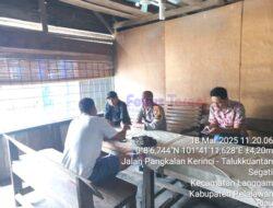 Bhabinkamtibmas Polsek Langgam Lakukan DDS dan Sambang Warga untuk Jaga Kamtibmas