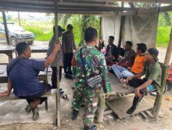 Patroli Dialogis, Polsek Pangkalan Lesung Ajak Warga Jaga Keamanan Ramadhan