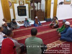 Polsek Langgam Gelar Kultum Subuh Keliling dalam Ops Tertib Ramadhan