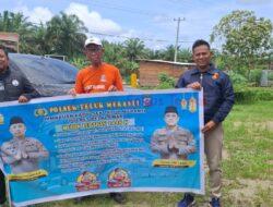 Polsek Teluk Meranti Sosialisasikan Himbauan Mudik Aman dan Hotline Polri “110”
