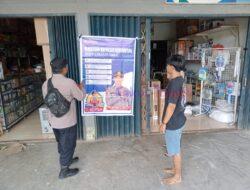 Jelang Mudik Lebaran, Polsek Kerumutan Gencarkan Edukasi Keselamatan