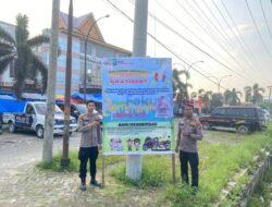 Polsek Pangkalan Kuras Sediakan Penitipan Motor Gratis untuk Pemudik