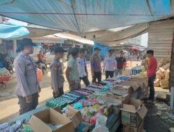 Polsek Teluk Meranti dan Pemerintah Kecamatan Lakukan Pengecekan Harga dan Ketersediaan Sembako di Pasar Desa Pulau Muda