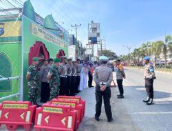 Pastikan Keamanan Mudik, Polres Pelalawan Dirikan Pos Pelayanan di Ramayana