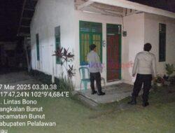 Polsek Bunut Gelar Grebek Sahur, Wujudkan Keamanan di Bulan Ramadhan