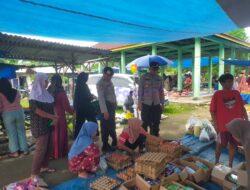 Kapolsek Pangkalan Lesung Pimpin Patroli Pasar Ramadhan untuk Antisipasi Kemacetan dan Kejahatan