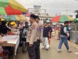 Polsek Ukui Siagakan Petugas Pengamanan di Pasar Ramadhan 2025