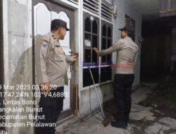 Polsek Bunut Gelar Grebek Sahur Dalam Ops Tertib Ramadhan Lancang Kuning 2025